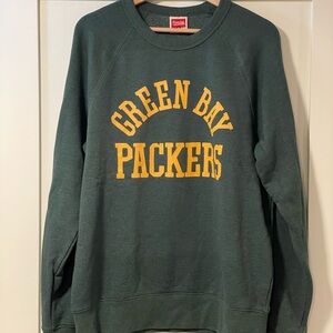 NEW Green Bay Packers Crewneck Sweatshirt by Homage, MEDIUM